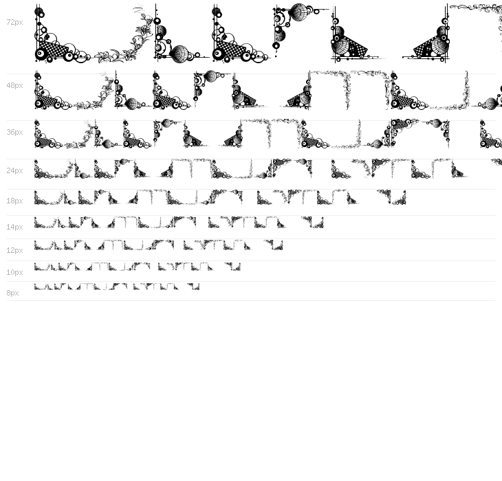 Vintage Decorative Corners 22 Waterfall