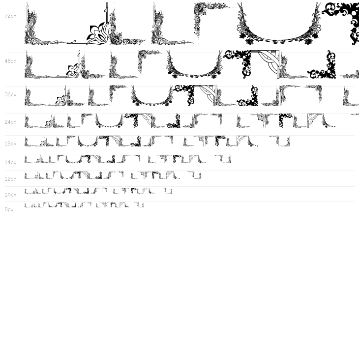 Vintage Decorative Corners 23 Waterfall