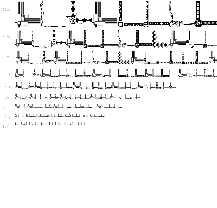 Vintage Decorative Corners 28 Waterfall