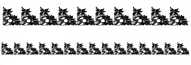 Vintage Decorative Corners 31 Font Alte caractere