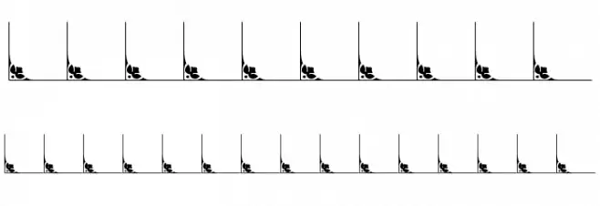 Vintage Decorative Corners 32 Polices AUTRES CHARS