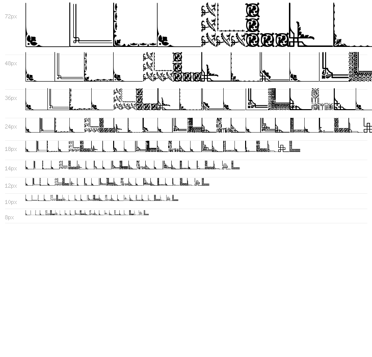 Vintage Decorative Corners 32 Waterfall