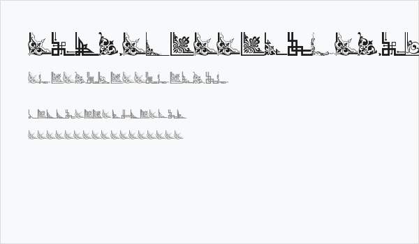 Vintage Decorative Corners 34 Business Card