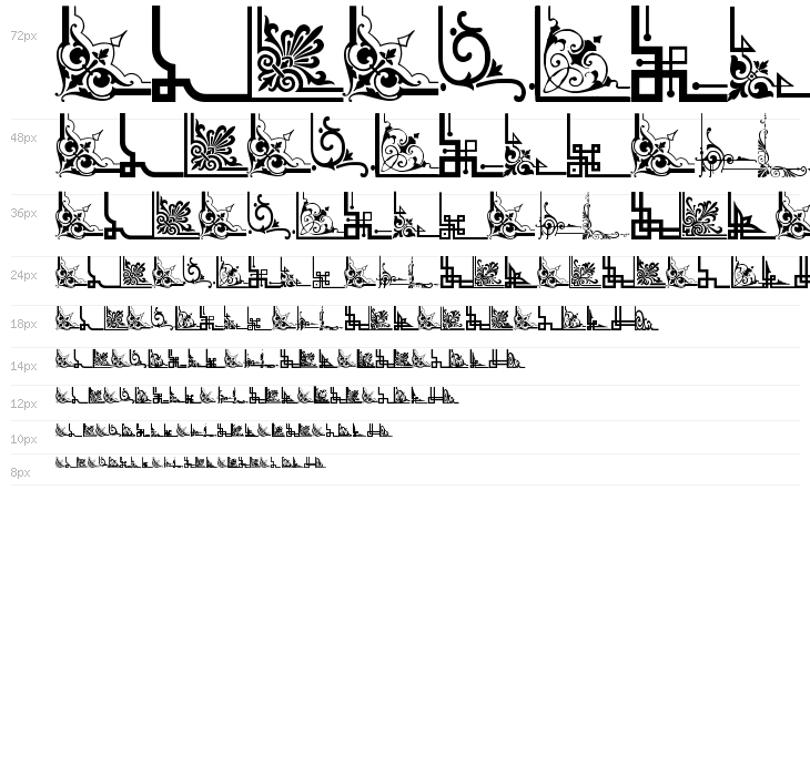 Vintage Decorative Corners 34 Waterfall