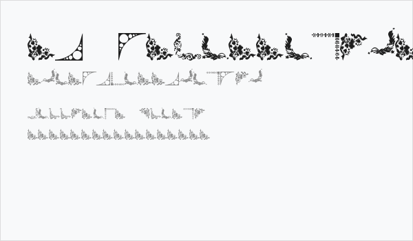 Vintage Decorative Corners 3 Business Card