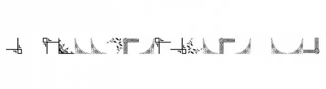 Vintage Decorative Corners 5  Free Fonts Download