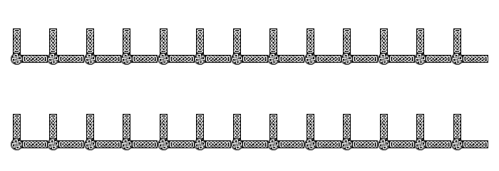 Vintage Decorative Corners 5 Font OTHER CHARS