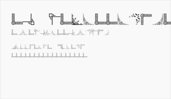 Vintage Decorative Corners 5 Business Card