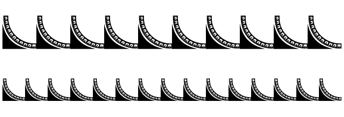 Vintage Decorative Corners 7 Font OTHER CHARS