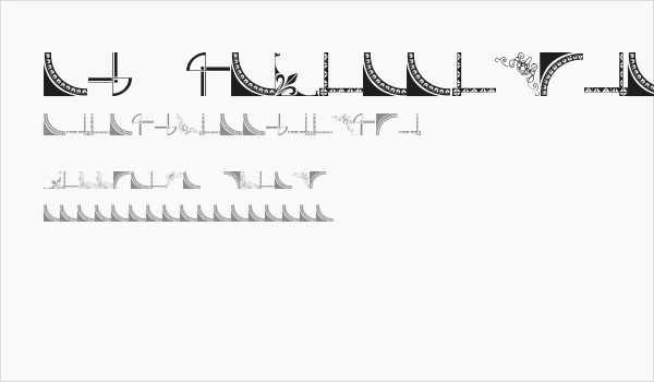 Vintage Decorative Corners 7 Business Card