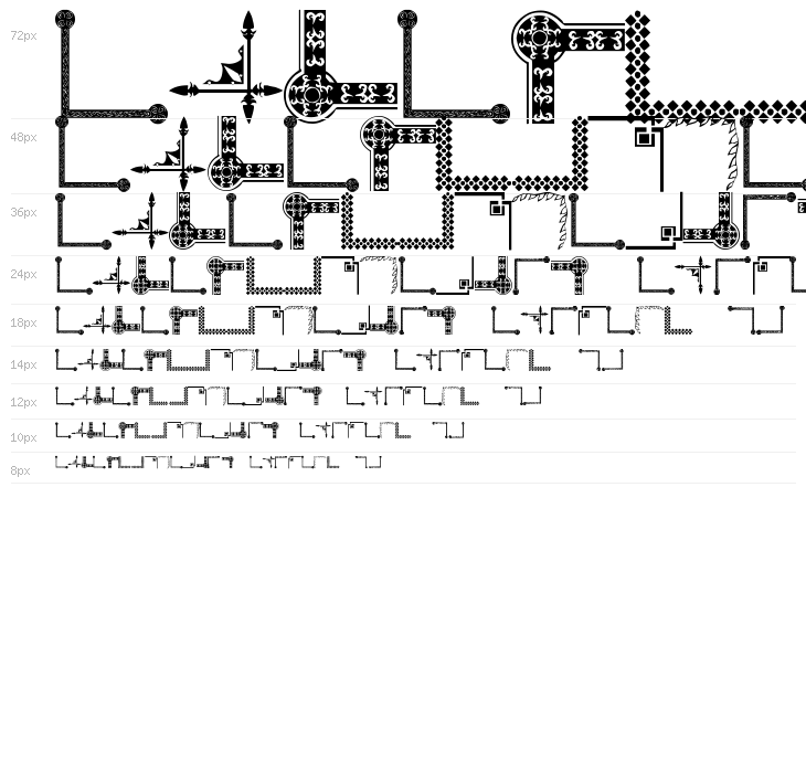 Vintage Decorative Corners 9 Waterfall