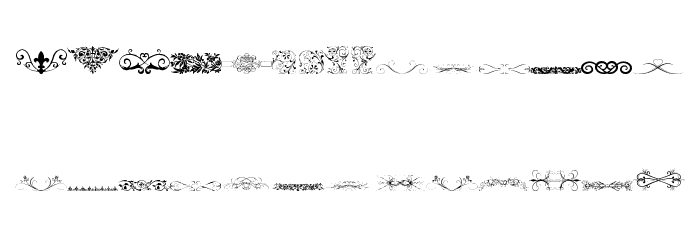 Vintage Decorative Signs 20 Font LOWERCASE