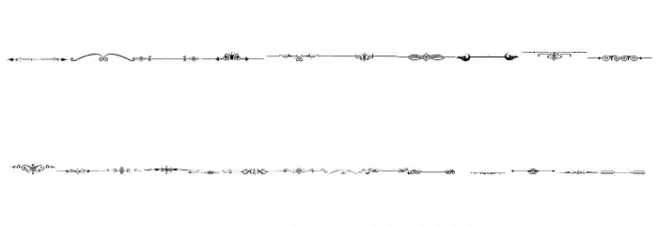 Vintage Decorative Signs 3 Font OTHER CHARS