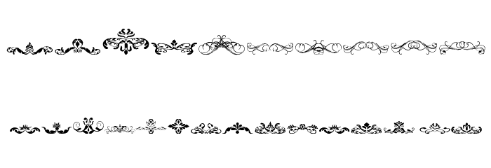 Vintage Decorative Signs 5 Font OTHER CHARS
