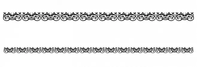 Vintage Decorative Signs 7 Font OTHER CHARS