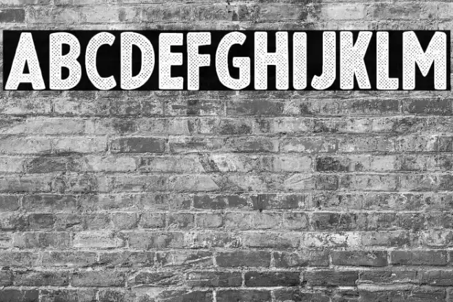 Vintage Display Font examples