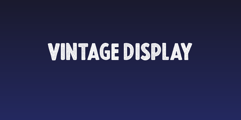 Vintage Display Social Header