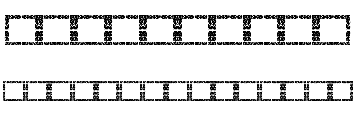 Vintage Frames 11 Font OTHER CHARS