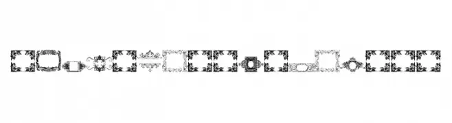 Vintage Frames 12  Frei Schriftart Herunterladen