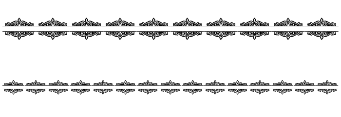 Vintage Frames 13 Font OTHER CHARS