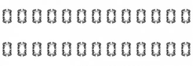 Vintage Frames 14 Schriftart Groß