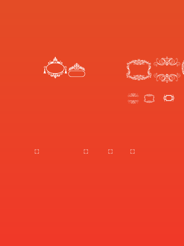 Vintage Frames 2 Poster