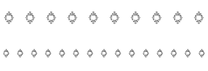Vintage Frames 3 Font OTHER CHARS