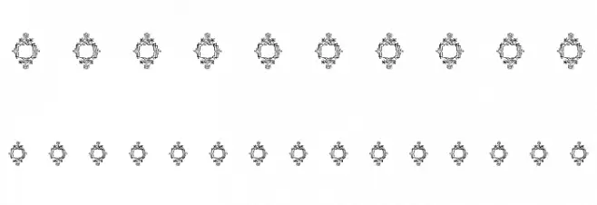 Vintage Frames 3 Font OTHER CHARS