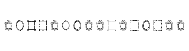 Vintage Frames 6 Font