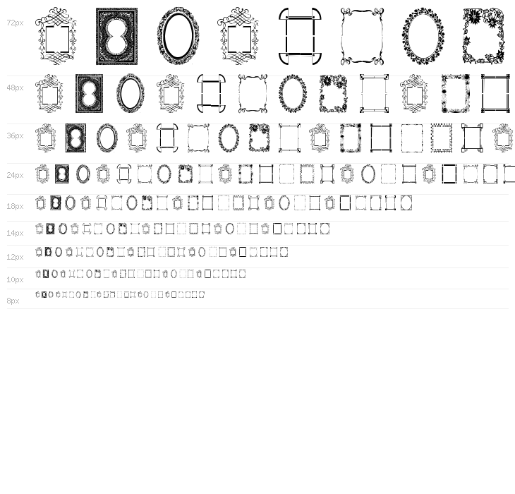 Vintage Frames 6 Waterfall