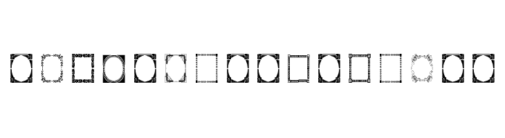 Vintage Frames 7  Frei Schriftart Herunterladen
