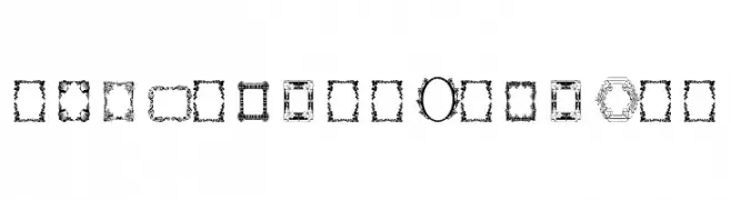 Vintage Frames 8  font caratteri gratis