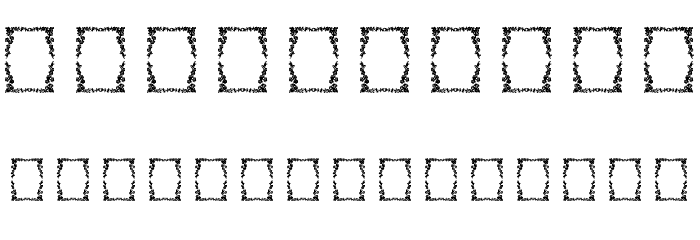Vintage Frames 8 Font OTHER CHARS