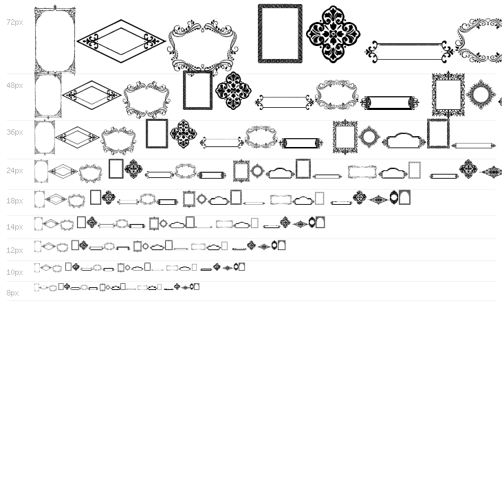 Vintage Frames Waterfall