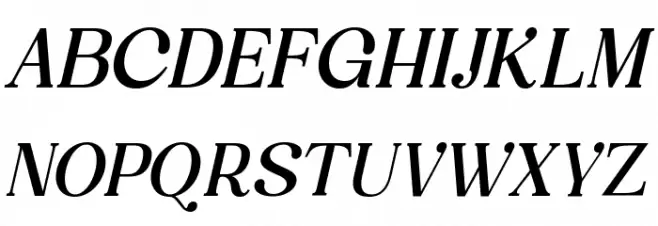 Vintage Glamour Italic خط أحرف كبيرة
