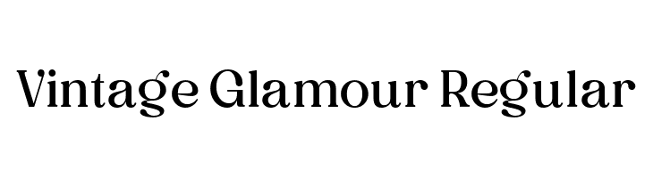 Vintage Glamour Regular  لخطوط تنزيل