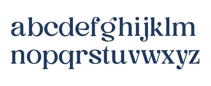 Vintage Glamour Regular Lowercase