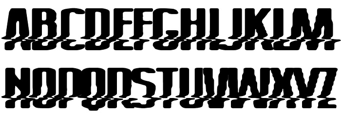 Vintage Glitch Polices MAJUSCULES