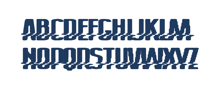 Vintage Glitch Lowercase