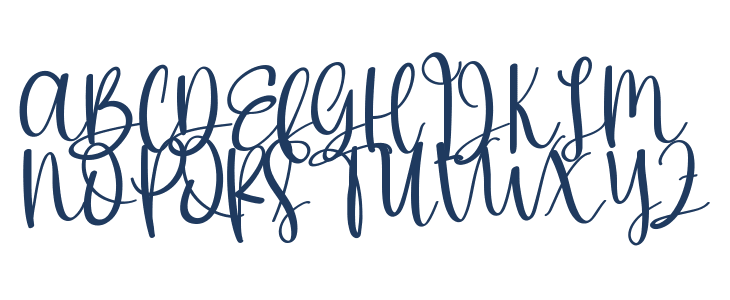 Vintage Handmade Uppercase