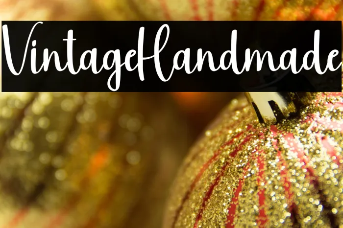 Vintage Handmade Example 1