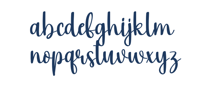 Vintage Handmade Lowercase