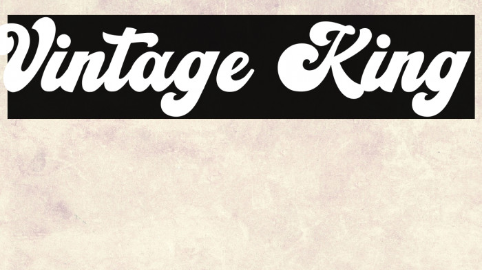 Vintage King Example 1