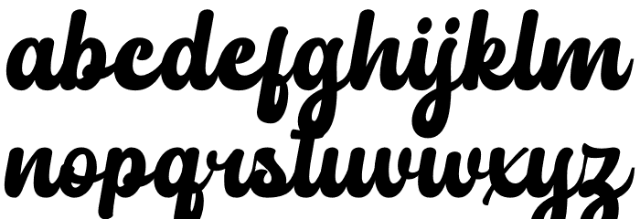 Vintage Lander personal use Font LOWERCASE