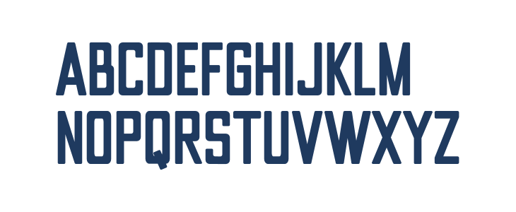 Vintage Legacy Regular Uppercase