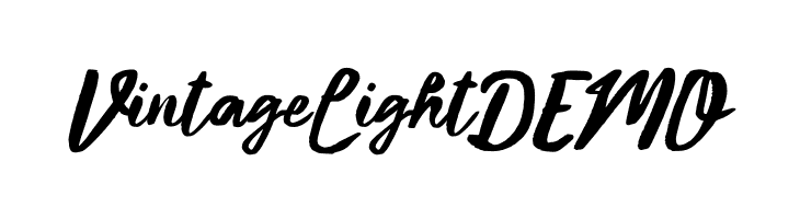 Vintage Light DEMO  नि: शुल्क फ़ॉन्ट्स डाउनलोड