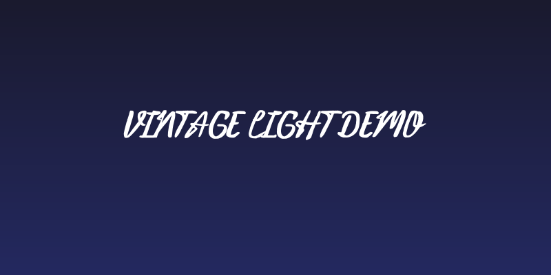 Vintage Light DEMO Social Header