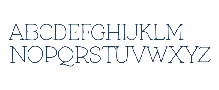 Vintage Machine Uppercase