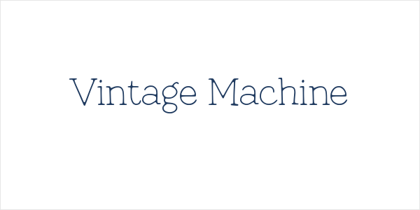 Vintage Machine Logo