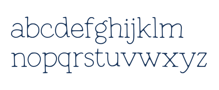 Vintage Machine Lowercase